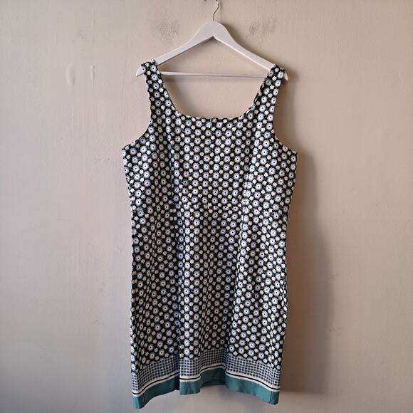 NWT Ann Taylor Dress Floral Print Sleeveless Mini Sheath Multi Womens Size 16 - Picture 4 of 12